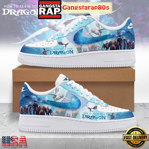How To Train Your Dragon Special Edition Air Force 1 Shoes Running Sneakers