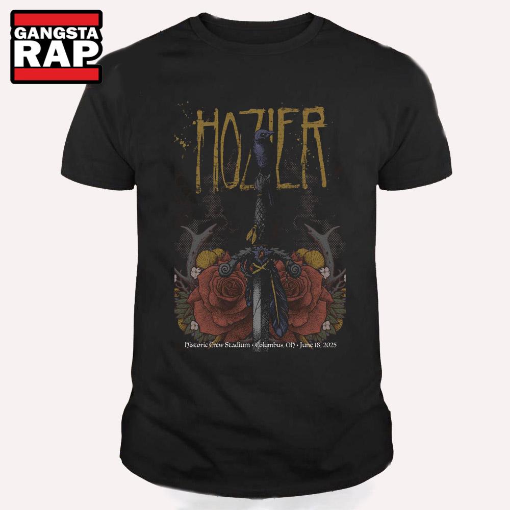 Hozier Jun 18 2025 Historic Crew Stadium In Columbus OH T Shirt