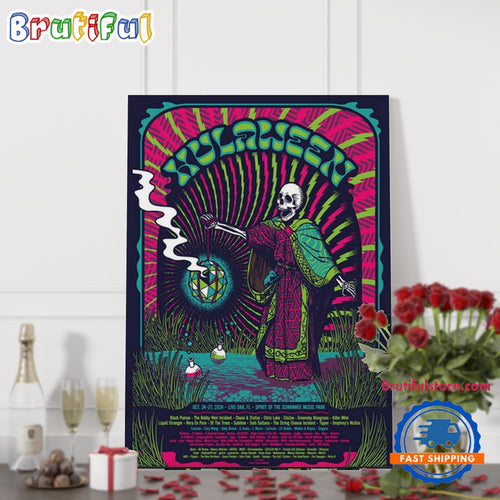 Hulaween Spirit Of Suwannee Park Live Oak FL Oct 24-27 2024 Event Poster Canvas Art