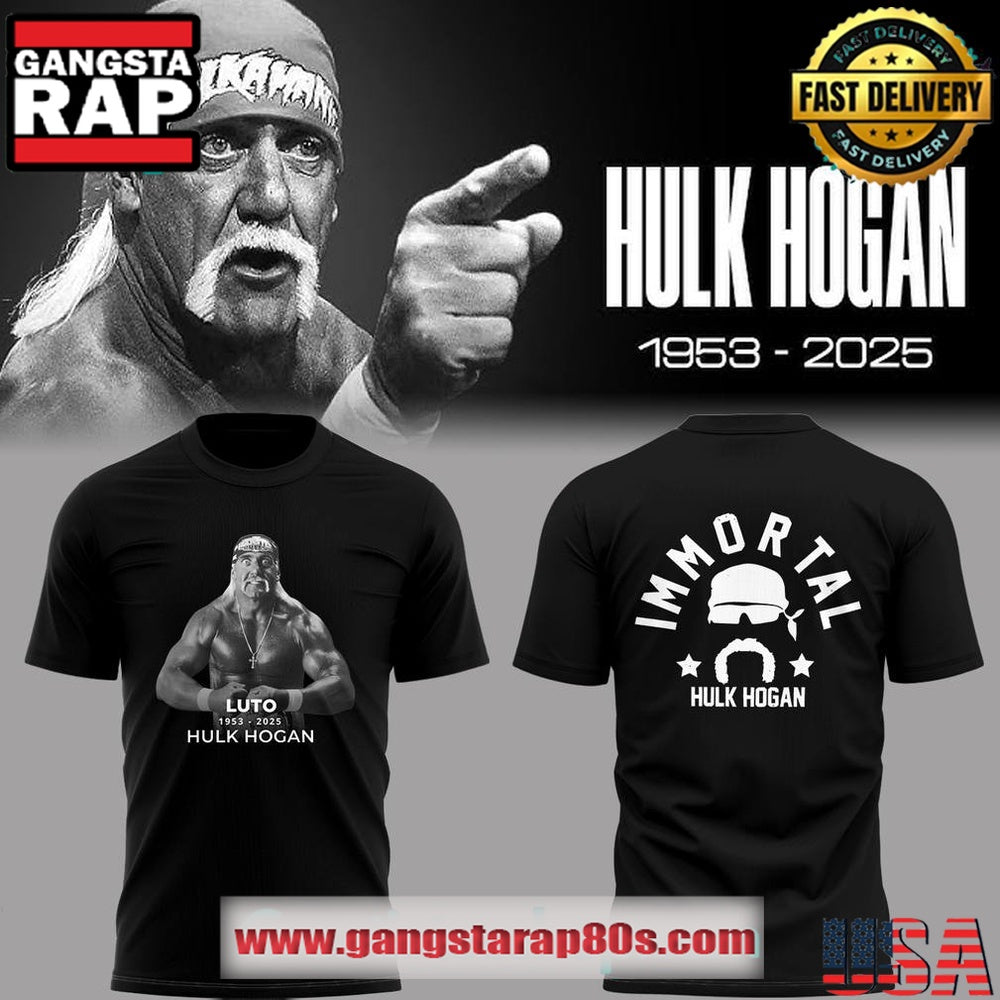 Hulk Hogan Mortal Black Shirt