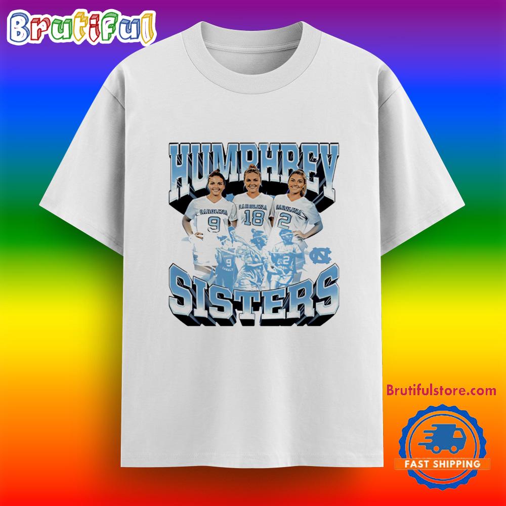 Humphrey Sisters Unc Lacrosse Player Collage T Shirt