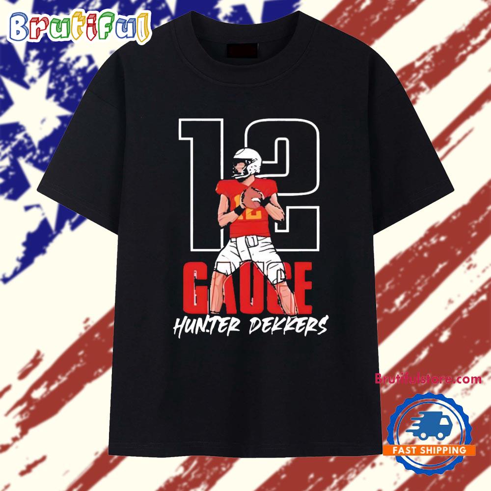 Hunter Dekkers Gauge 12 Iowa State Cyclones football T Shirt