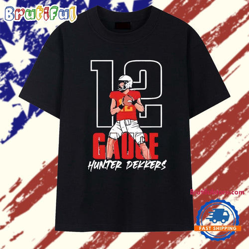 Hunter Dekkers Gauge 12 Iowa State Cyclones football T Shirt
