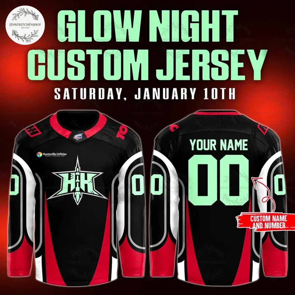 Huntsville Havoc 2025 Glow Night Jersey