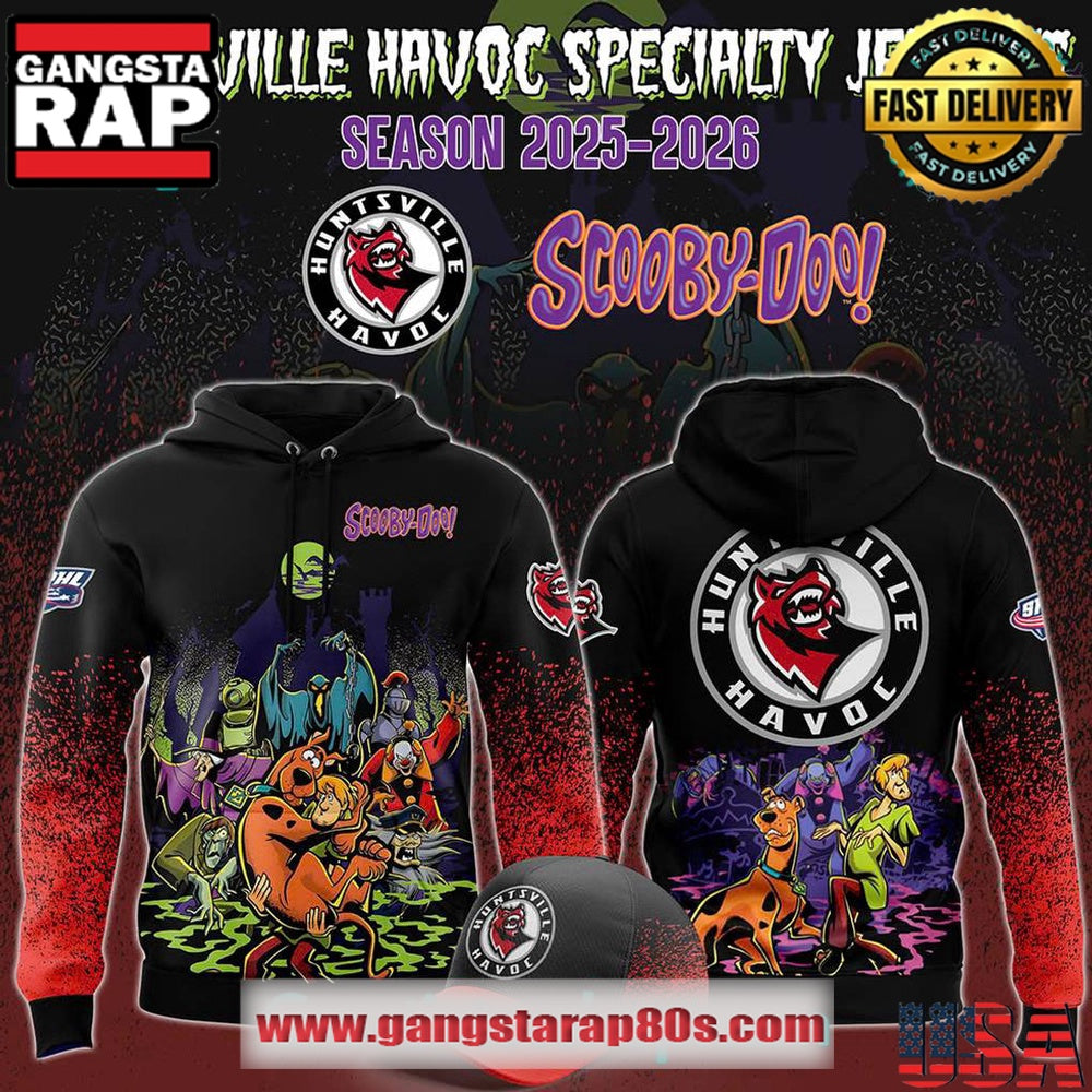 Huntsville Havoc x ScooByDoo Night 2025 Special Hoodie Shirt