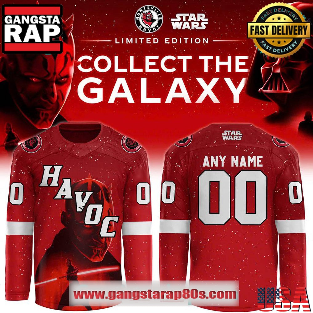 Huntsville Havoc x Star Wars Special Edition Custom Hockey Jersey