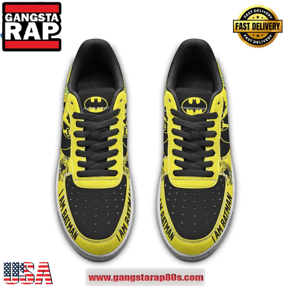 I Am Batman Limited Edition Air Force 1 Running Sneakers Shoes