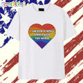 I Can Ruin a Family Dinner With Two Words Pride Heart T Shirt