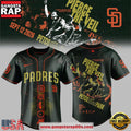 I Can’t Hear You World Tour 2026 San Diego Padres x Pierce The Veil Baseball Jersey