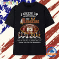 I Grew Up Watching The Redskins 95 Seasons 1932 2026 Memories T Shirt