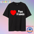 I Love Pope Francis 1936 2025 Heart T Shirt