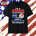 I’m a Husker on Saturdays and a Seattle Seahawk on Sundays T Shirt