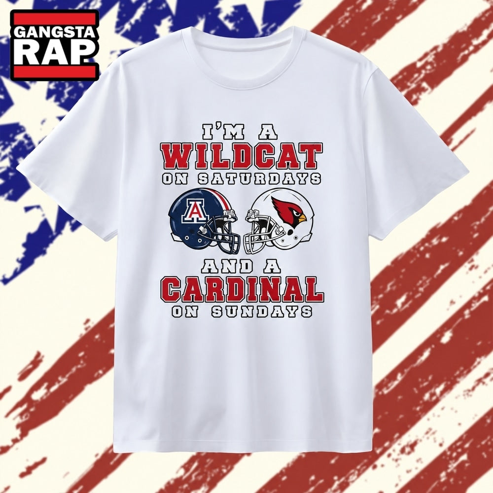I’m a Wildcat on Saturdays and a Cardinal on Sundays T Shirt