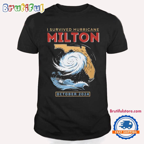 I Survived Hurricane Milton Storm Otc 2024 Unisex T Shirt