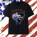 If God Is For Us Edmonton Oilers T Shirt