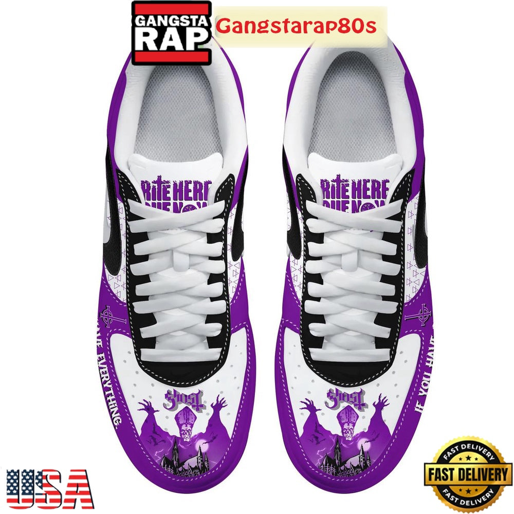 If You Have Ghost You Have Everything Special Edition Air Force 1 Shoes Running Sneakers