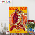 Iggy Pop Oct 6 2024 Royal Center Bogota Wall Art Poster Canvas