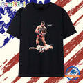 Ilia Topuria knockout Charles Oliveira UFC 2025 T Shirt