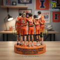 Illinois Basketball Fan Gift For Her Team Huddle Collectible Figurine
