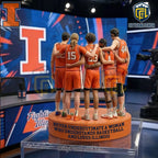 Illinois Basketball Fan Gift For Her Team Huddle Collectible Figurine
