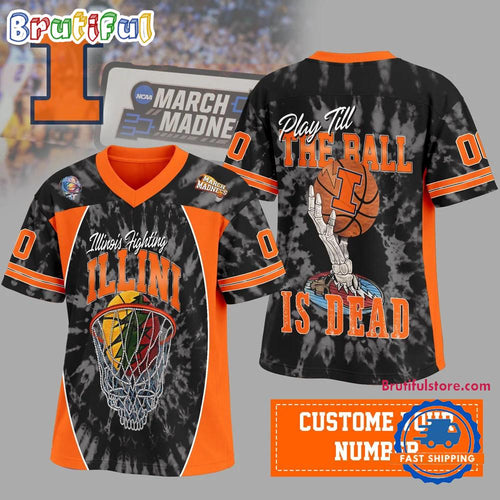 Illinois Fighting Illini 2026 NCAA March Madness Basketball Jersey Shirt