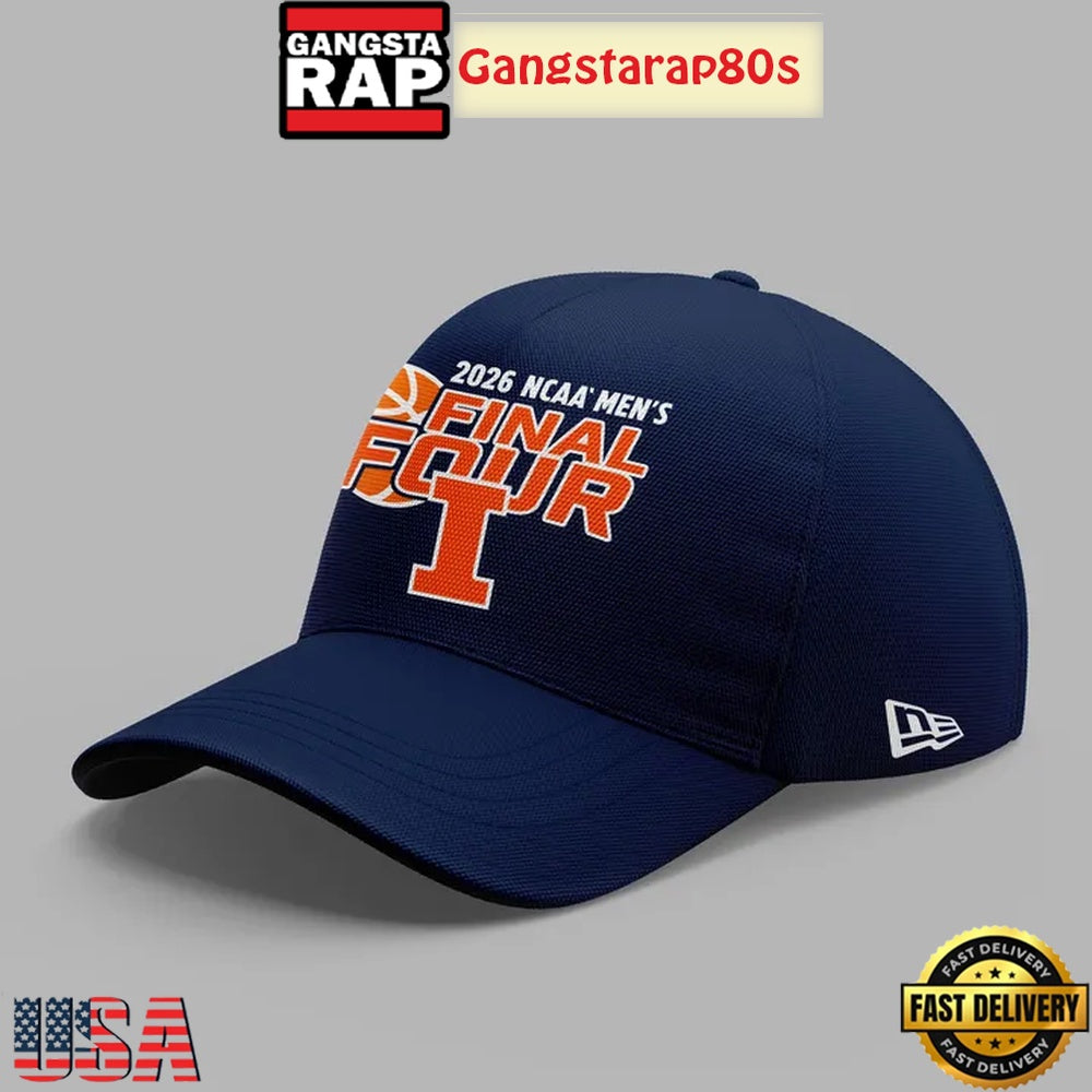Illinois Fighting Illini 2026 NCAA Men’s Basketball Tournament March Madness Final Four Cap Hats
