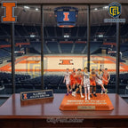 Illinois Fighting Illini Basketball Limited Edition 3D Collector’s Figurine Set