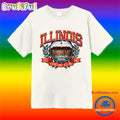 Illinois Fighting Illini Champaign Urbana Laurel Illini Union T Shirt