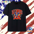 Illinois Fighting Irish Football Player Vintage T Shirt