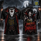 Immortal By Darkness Dracula Red Cape Shirt