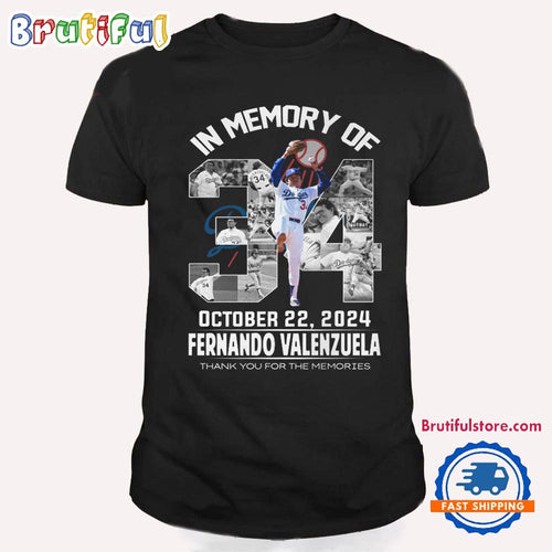 In memory Of Fernado Valenzuela October 22 2024 T Shirt