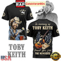 In The Memory Of Toby Keith Thank You For The Memories 3D Shirt