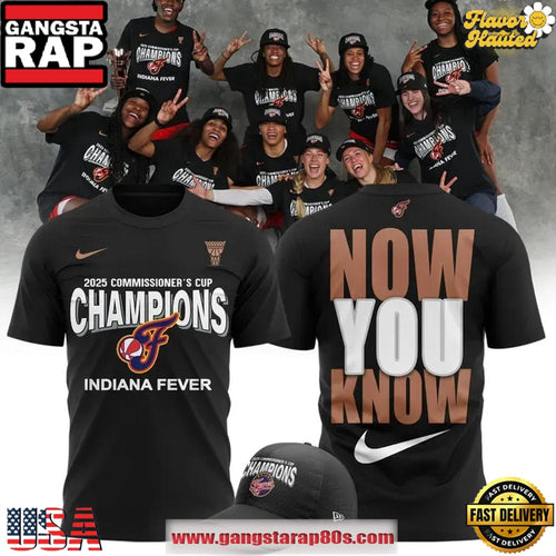Indiana Fever 2025 Commissioner’s Cup Champions Special 3D T Shirt