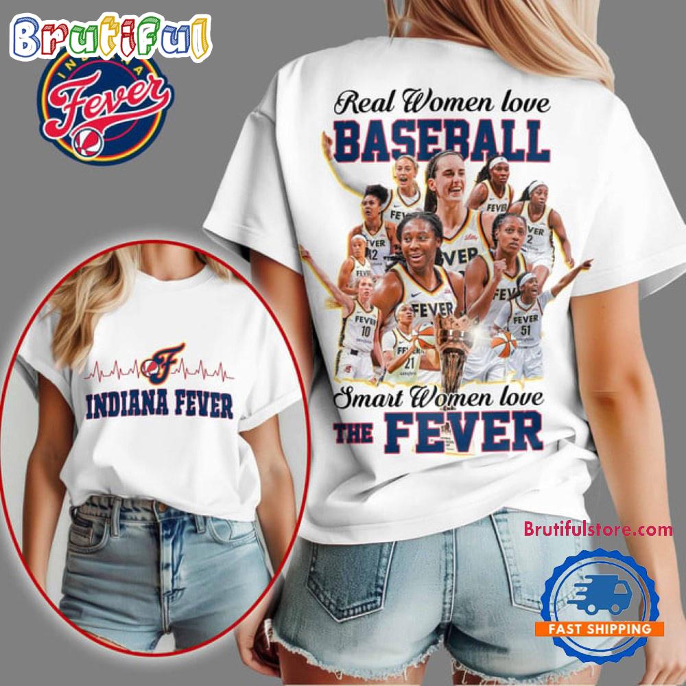 Indiana Fever 2025 Commissioner’s Cup Champions Women’s White Shirt