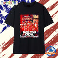 Indiana Fever 2025 WNBA Commissioner’s Cup Champs Now You Know T Shirt