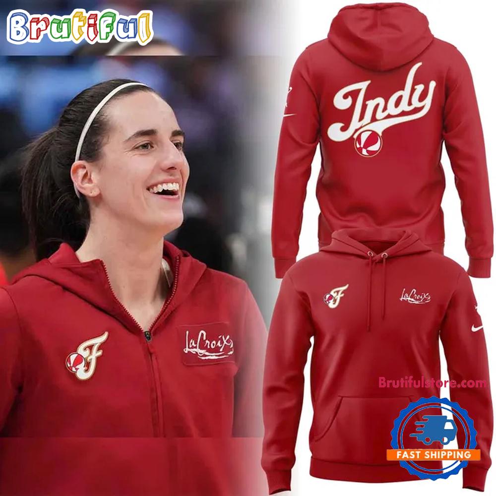 Indiana Fever 2026 Caitlin Clark New Design Red Hoodie T-Shirt