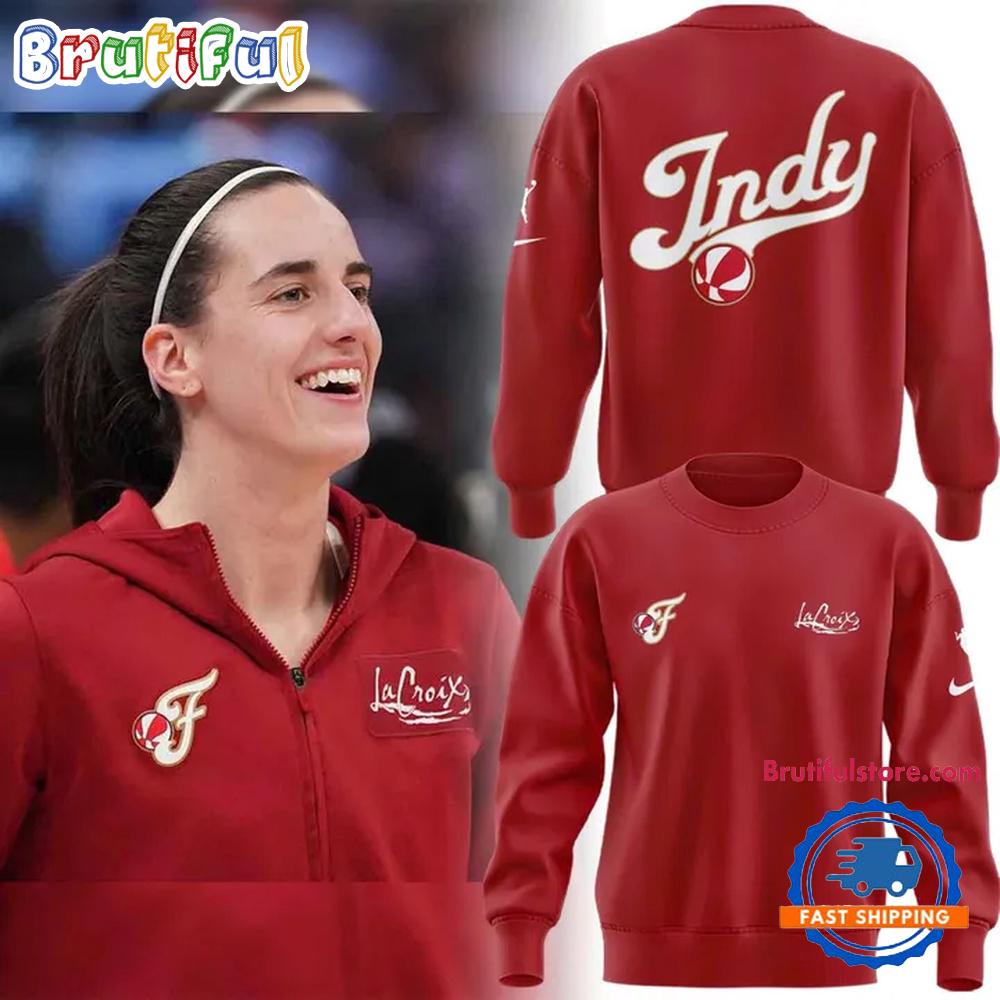 Indiana Fever 2026 Caitlin Clark New Design Red Hoodie T-Shirt