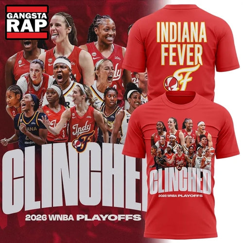Indiana Fever 2026 WNBA PLAYOFFS All Team Design Limited Hoodie T-Shirt
