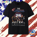 Indiana Fever Abbey Road Players Signatures Vintage Graphic T Shirt