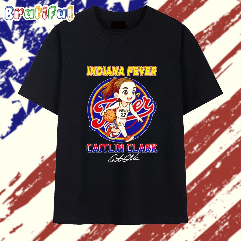 Indiana Fever Caitlin Clark Chibi Signatures T Shirt
