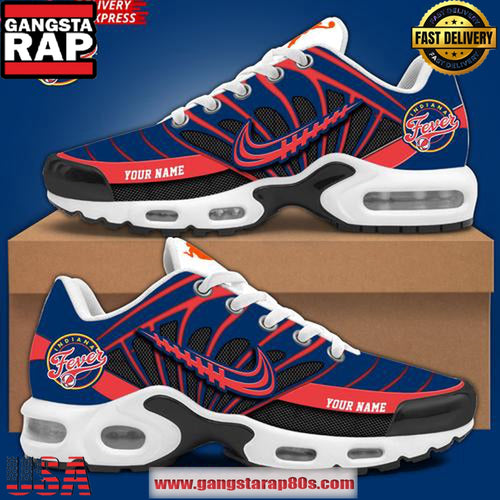 Indiana Fever Custom WNBA Edition Air Max Plus Shoes Running Sneakers