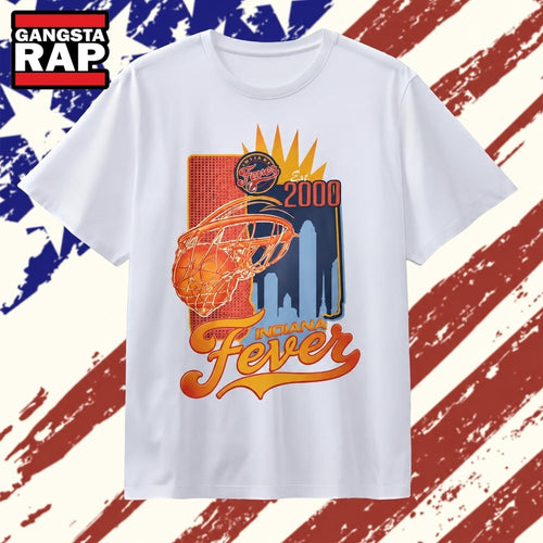 Indiana Fever Est 2000 City Skyline Basketball Vintage T Shirt , Vintage Trending Shirt