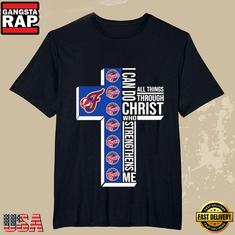 Indiana Fever Faith Quote I Can Do All Things Through Christ T-Shirt