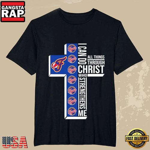 Indiana Fever Faith Quote I Can Do All Things Through Christ T-Shirt