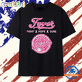 Indiana Fever Fight Hope Cure Breast Cancer Awareness Ribbon T Shirt