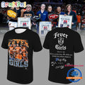 Indiana Fever Girls All Stars 2026 All-Stars Aliyah Boston, Caitlin Clark and Kelsey Mitchell Signatures Black T Shirt