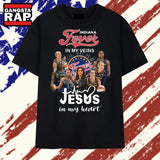 Indiana Fever In My Veins Jesus In My Heart Team Graphic 2026 T Shirt , Vintage Trending Shirt