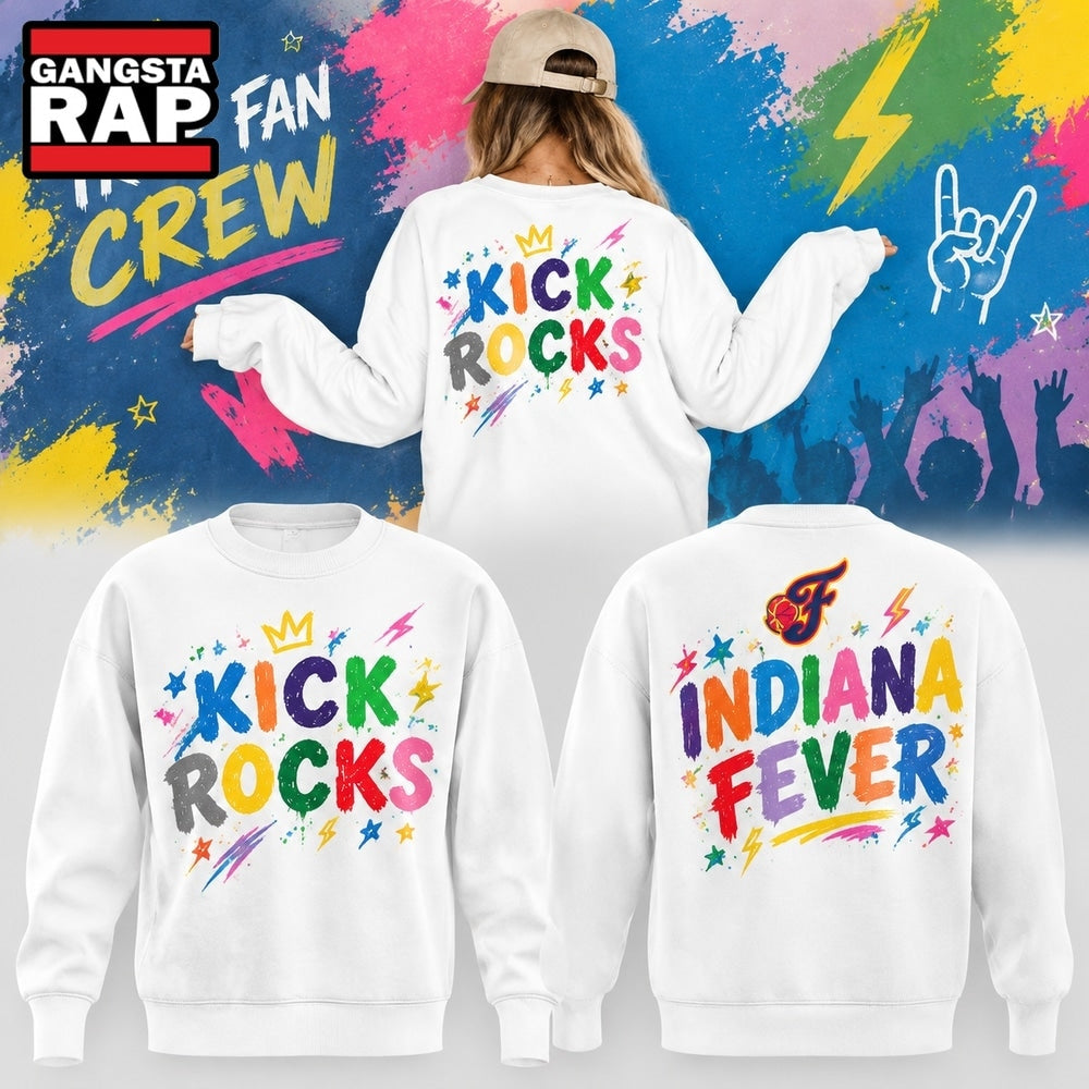 Indiana Fever Kick Rocks 2026 Limited Edition Graphic Sweatshirt