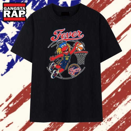 Indiana Fever Mascot Slam Dunk Vintage Basketball 2026 T Shirt