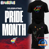Indiana Fever Pride Night 2026 Black T Shirt